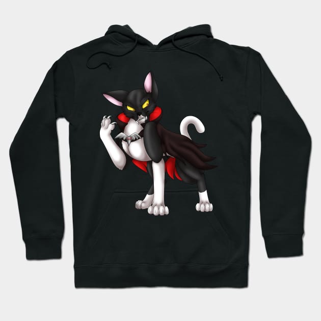 VampiCat: Tuxedo Bicolor Hoodie by spyroid101